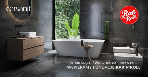 Cersanit wspiera kobiety w Miesiącu Świadomości Raka Piersi Zdrowie, LIFESTYLE - Marka Cersanit dołączyła do globalnej kampanii okazując solidarność z kobietami przechodzącymi przez chorobę nowotworową